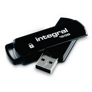 Integral 16GB Secure USB Flash Drive - 360 - V2
